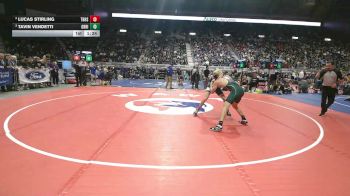 4A-120 lbs Semifinal - Tavin Vendetti, Green River vs Lucas Stirling, Thunder Basin High School