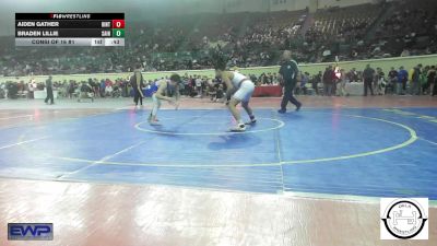 118 lbs Consi Of 16 #1 - Aiden Gather, Hinton Comets vs Braden Lillie, Saint's Wrestling Club