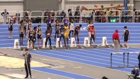High School Boys' 60m Hurdles, Prelims 3