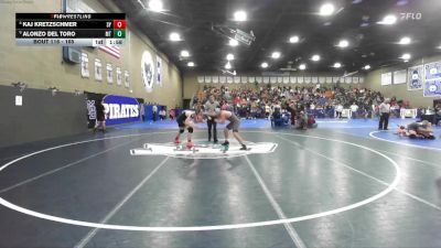 165 lbs Champ. Round 2 - Alonzo Del Toro, Matilda Torres vs Kaj Kretzschmer, Santa Ynez