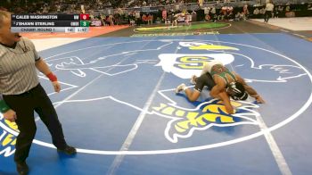 Champ. Round 1 - Caleb Washington, Millard West vs J`Shawn Sterling, Omaha Bryan