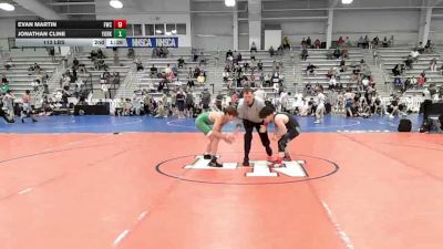 113 lbs Rr Rnd 1 - Evan Martin, Freakztyle Wild Cards - HSB vs Jonathan Cline, Yorktown Wrestling Club - HSB