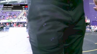 180 lbs Round 1 (16 Team) - Sifa Feruzi, Illinois Wesleyan vs Maya Kreiger, Eastern