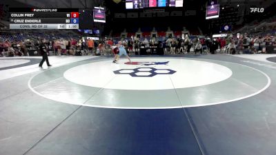 120 lbs Cons. Rd Of 32 - Collin Frey, WI vs Cruz Enderle, MO