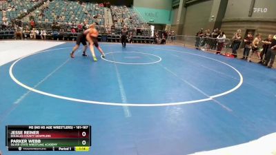 161-167 lbs Round 3 - Jesse Reiner, Douglas County Grapplers vs Parker Webb, Silver State Wrestling Academy