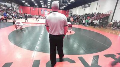 132 lbs 5th Place Match - Isaac Zimmerman, LOCKPORT (Twp) vs Declan Sons, St. Charles (EAST)