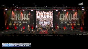 Cheer Town USA - Code Black [2025 L5 Senior Coed - D2 Day 2] 2025 Encore Grand Nationals