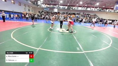 190 lbs Quarterfinal - Salvatore Marchese, Delsea vs Dante Deluca, Don Bosco Prep