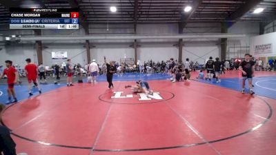 106 lbs Semifinal - Chase Morgan, Mat Assassins Red - HS vs Dom D'ambola, Grit Red - HSB