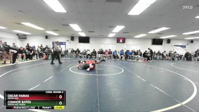 157 lbs Cons. Round 2 - Oscar Farias, Santa Ana vs Connor Bates, Woodlake Union