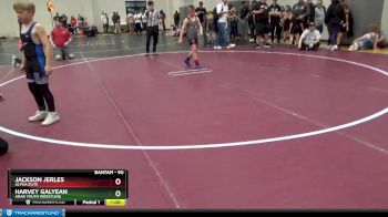 90 lbs Quarterfinal - Jackson Jerles, Alpha Elite vs Harvey Galyean, Arab Youth Wrestling