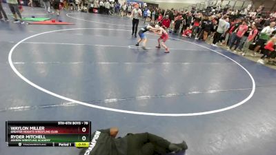 78 lbs Cons. Round 2 - Waylon Miller, Greater Heights Wrestling Club vs Ryder Mitchell, Askren Wrestling Academy