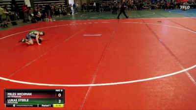 54 lbs Cons. Round 2 - Miles Wichman, No-Nonsense vs Lukas Steele, Pipestone