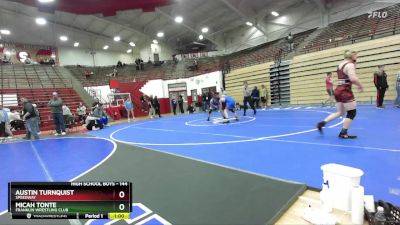 144 lbs 5th Place Match - Micah Tonte, Franklin Wrestling Club vs Austin Turnquist, Speedway