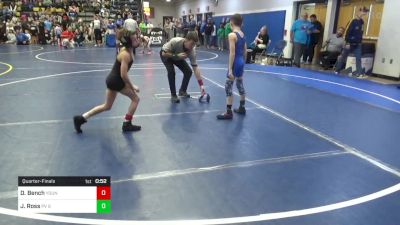 62 lbs Quarterfinal - Daxon Bench, Young Guns vs Jamison Ross, PV Grizzlies