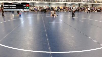 Silver 133 lbs Champ. Round 1 - Gavin Hanrahan, Wisconsin-Eau Claire vs Ashton Gamboa, Quincy