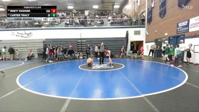 84 lbs Cons. Round 2 - Carter Tracy, Declo Stingers vs Rhett Kozisek, Homedale Wrestling Club