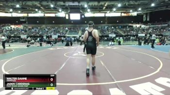 220 lbs Cons. Round 2 - Jaden Cardenas, Four Rivers Senior Prep vs Walter Dahme, Sherwood