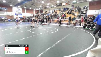 195 lbs Cons. Round 4 - David Baxter, Sonora (La Habra) vs Nate Hoss, Laguna HIlls