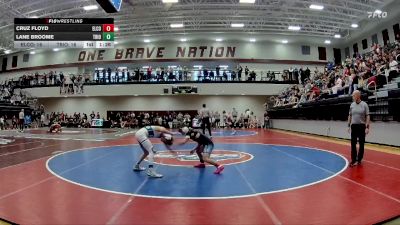 120 lbs Round 1 (16 Team) - Cruz Floyd, Elbert County vs Lane Broome, Trion