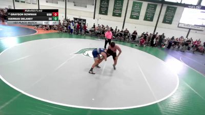 138-148 lbs 1st Place Match - Grayson Bowman, Immortal Athletics WC vs Kiernan Delaney, The Wrestling Academy