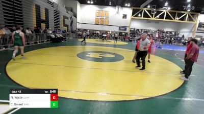 149D lbs Rr Rnd 1 - Nate Wade, Cornell vs Caleb Sweet, Binghamton