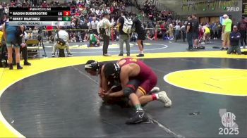 135 lbs Cons. Round 1 - Mason Buenrostro, Kastner vs Mikey Martinez, Kerr Middle School
