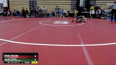 58 lbs Quarterfinal - Kaleb Leitch, Midwest Xtreme Wrestling vs Wyatt Melvan, M3 Wrestling Academy