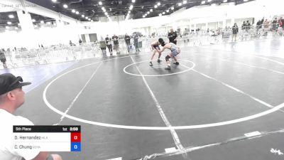 144 lbs 5th Place - Deegan Hernandez, MLK Wolves vs Colin Chung, Royalty WC