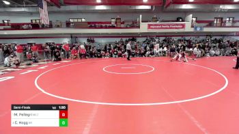 182 lbs Semifinal - Mason Pellegri, Milton vs Chris Hogg, Bridgewater-Raynham