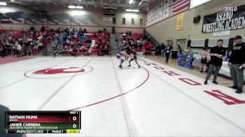 105 lbs Cons. Round 3 - Nathan Muma, NWWC vs Javier Carrera, Anacortes Hawkeyes Wrestling Club