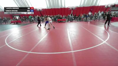 150 lbs 3rd Place Match - Lakota Brewer, RT Elite Wrestling vs Breck Ritchie, Team Nazar Training Center
