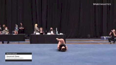 Savannah Dawe - Women's Group, Omaha Gymnastics Academy - 2021 Women's Xcel Region 4 Championships