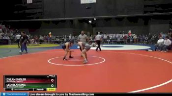 6A - 120 lbs Champ. Round 1 - Dylan Sheler, Haysville-Campus vs Leo Blanding, Olathe Northwest