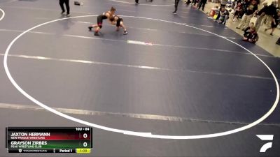 84 lbs Quarterfinal - Jaxton Hermann, New Prague Wrestling vs Grayson Zirbes, Peak Wrestling Club