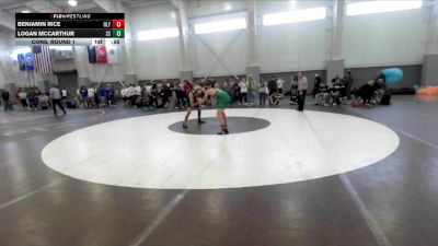 150 lbs Cons. Round 1 - Benjamin Rice, Olympus vs Logan McCarthur, South Summit