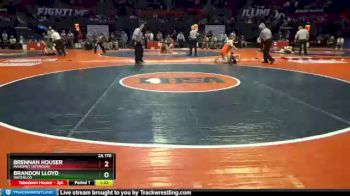 2A 170 lbs Cons. Round 3 - Brandon Lloyd, Waterloo vs Brennan Houser, Mahomet (Seymour)