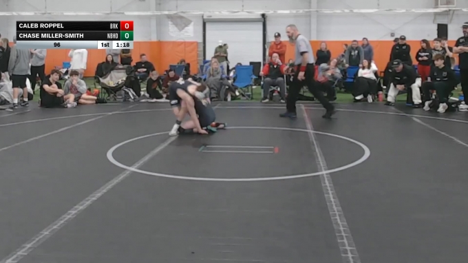 96 lbs Round 8 (10 Team) - Caleb Roppel, Brecksville vs Chase Miller ...