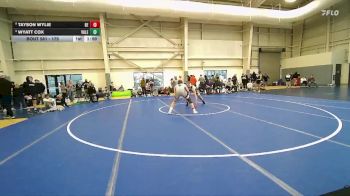 175 lbs Champ. Round 3 - Wyatt Cox, Vale vs Tayson Wylie, Box Elder