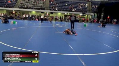 45 lbs Round 5 - Bennett Burich, Mollitium Wrestling Club vs Theo Ramstorf, Princeton Youth Wrestling