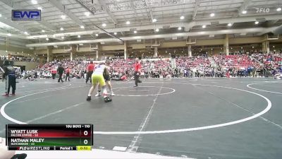 110 lbs Champ. Round 2 - Nathan Maley, Hutchinson vs Wyatt Lusk, Falcon Empire