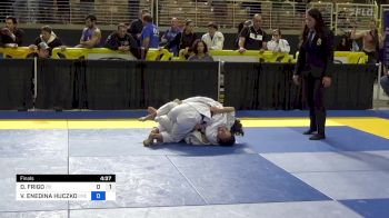 DIOSANA FRIGO vs VALERIE ENEDINA HUCZKO 2024 Pan Jiu Jitsu IBJJF Championship