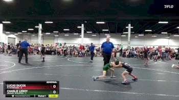 56 lbs Semis (4 Team) - Lucas Ducos, FL Scorpions vs Charlie Leroy, Armory Athletics