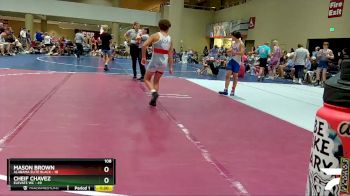 108 lbs Semis & Wb (16 Team) - Cheif Chavez, Elevate WC vs Mason Brown, Alabama Elite Black