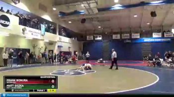 125 lbs Quarterfinal - Frank Bonura, Seton Hill vs Matt Siszka, Pitt-Johnstown
