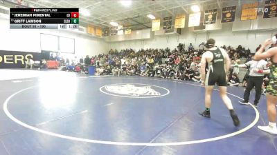 190 lbs Champ. Round 1 - Griff Lawson, El Dorado vs Jeremiah Pimental, Coachella Valley