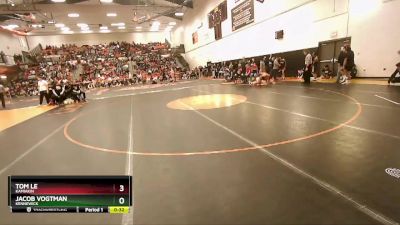 126 lbs Cons. Round 2 - Tom Le, Kamiakin vs Jacob Vogtman, Kennewick