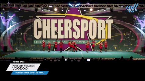 Port City Athletics - VooDoo [2025 L4 Senior Coed - D2 - Small Day 2] 2025 CHEERSPORT National All Star Cheerleading Championship