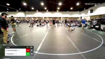 92 lbs Final - Anthony Acquafredda, Jefferson Wrestling Club vs Tohmi Campion, Olympia National