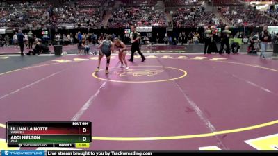 100 lbs Cons. Round 4 - Lillian La Notte, Wasatch vs Addi Nielson, Juab